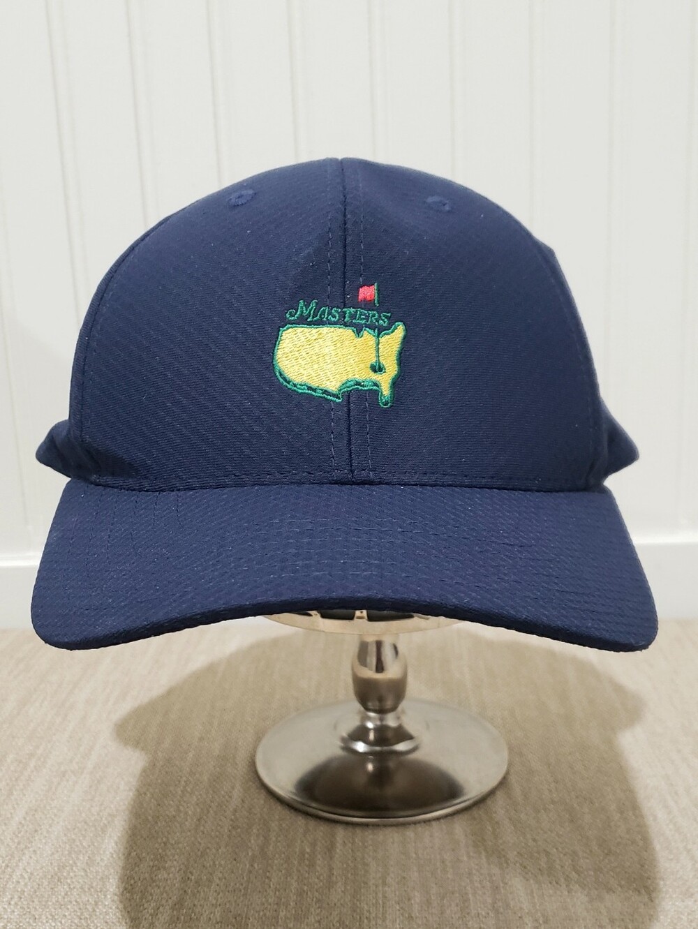 NWOT! MASTERS Unisex Lightweight Embroidered Athleisure Strap Cap (OS) Navy Blue